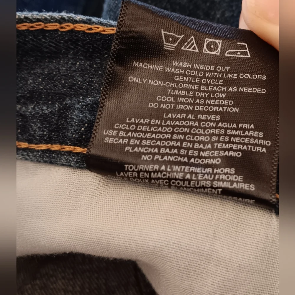 Vintage Rocawear baggy dark blue jeans. Size 12